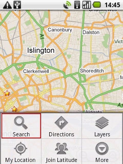 Press Search.Key in the required destination.Results matching what you key in are displayed.