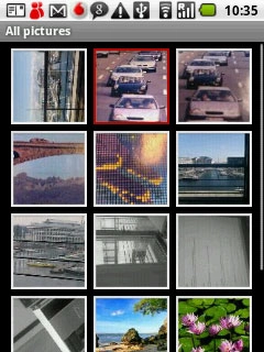 Press the required picture or the required video clip to tick it.