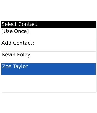 Highlight the required contact and press the Navigation key.The contact is saved on the selected key.