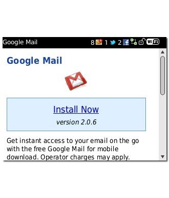 Scroll to Install Now and press the Navigation key.