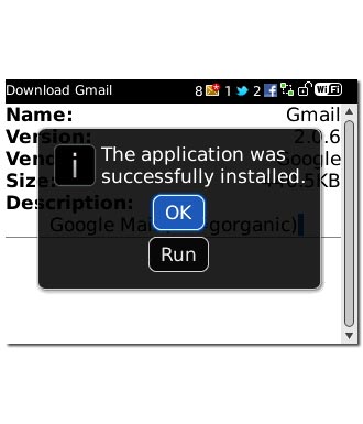 Scroll to OK and press the Navigation key.