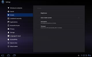 Press Screen.