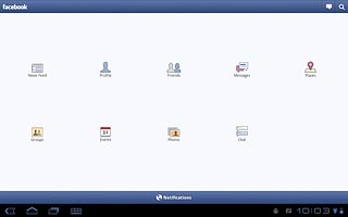 Press the home icon to return to standby mode.