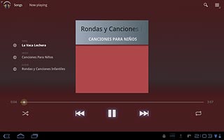 To go to the previous audio file:Press arrow left twice.