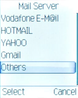 Scroll to Others and press the Navigation key.