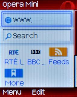 Highlight the top field and press the Navigation key.