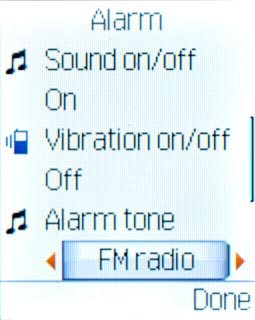 If you selected FM radio in step 5: