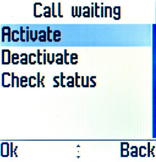 Highlight one of the following options:Activate