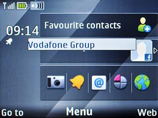 The Wi-FI icon indicates that the phone is set to search for Wi-Fi networks.Further information:Connect to Wi-Fi network