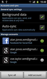 Press Add account.