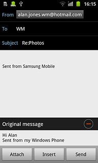 Press Send.