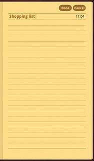 Write the text and press Done.