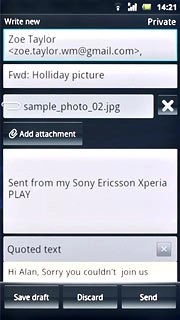 Press Send.