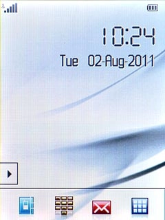 The battery icon indicates the remaining battery power. The bigger the coloured section of the icon, the more power.Further information: Charge the battery
