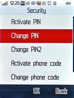 Press Change PIN.