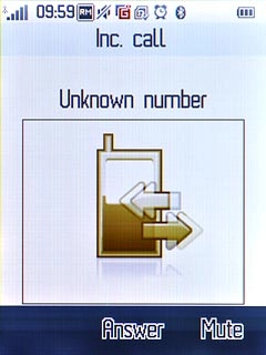 Press Mute when you receive a call.The incoming call alert is silenced.If you take no further action, the call continues until the caller disconnects or the call is diverted to your voicemail.