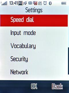 Press Speed dial.