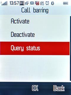 Query status.