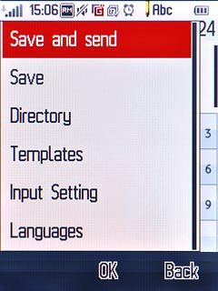 Press Save and send.