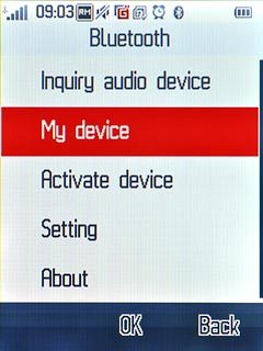 Press My device.