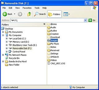 Go to the required folders or the required files and move or copy them to the computer.