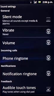 Press Vibrate.