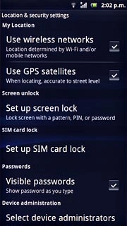 Press Set up screen lock.
