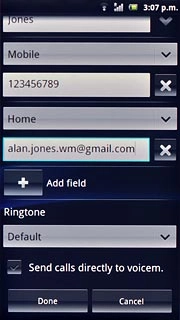 Press the drop down list above the email address.