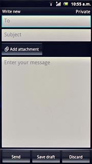 Press To.Key in the first letters of the required contact.Matching contacts are displayed.