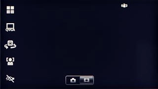 Press the video recorder icon.