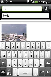 Press To.Key in the first letters of the required contact.Matching contacts are displayed.