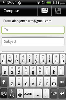 Press To and key in the first letters of the required contact.Matching contacts are displayed.
