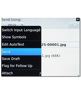 Press Send.