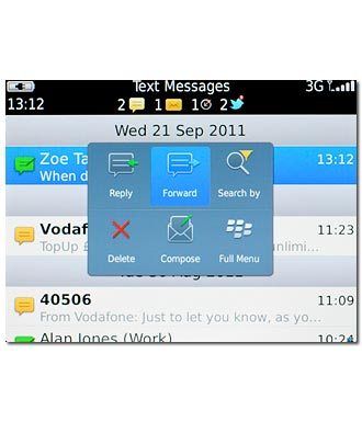 Press Forward.Key in the first letters of the required contact.Matching contacts are displayed.