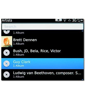 Press the required audio file or the required playlist.
