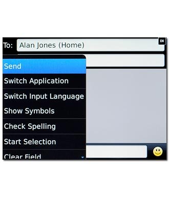 Press Send.