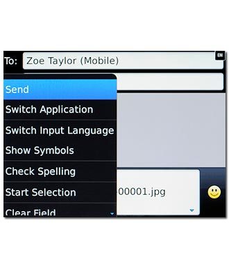 Press Send.