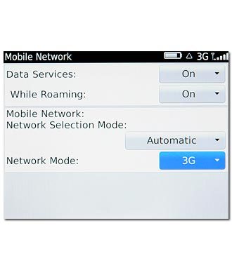 Press Network Mode.
