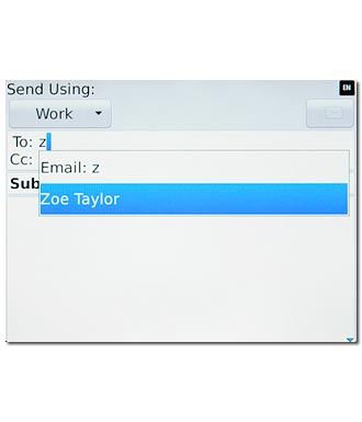 Press the required contact.