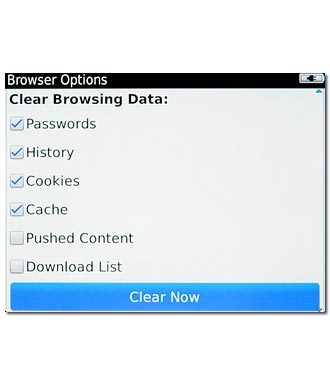 Press Clear Now.