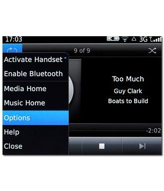 Press Options.