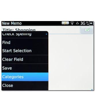 Press Categories.