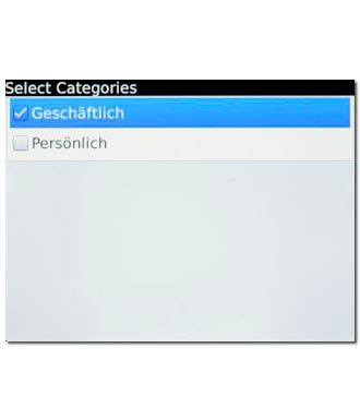 When the box next to the category is ticked (V), it's selected.