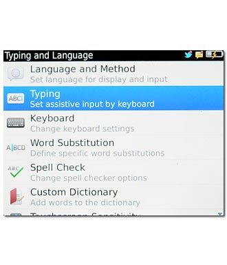 Press Typing.