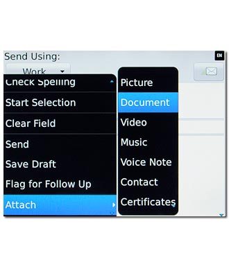Press Document.Go to the required folder.