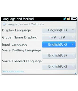 Press Input Language.