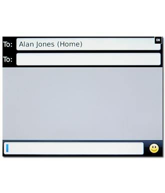 Press the text input field.