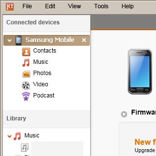 To start the update manually:Select your phone in the menu to the left.