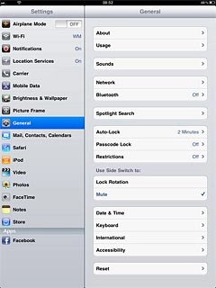 Press Bluetooth.