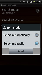 Press Select automatically.
